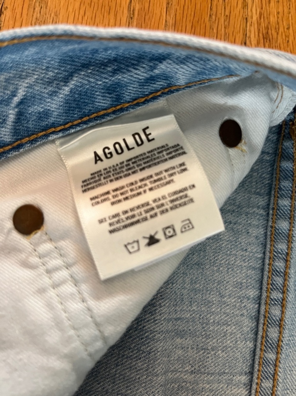 AGOLDE Riley High Rise Straight Crop jean - Picture 3 of 4